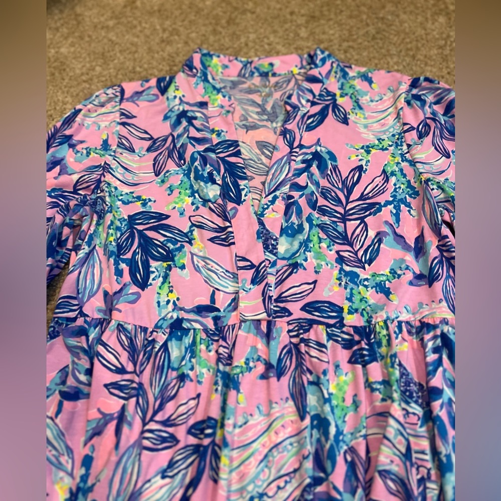 Lilly Pulitzer Blouse- EUC - Picture 6 of 8